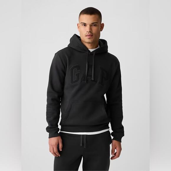 GAP Men’s SET Black Hoodie and Joggers MSRP $100 Size XXL - Picture 1 of 3